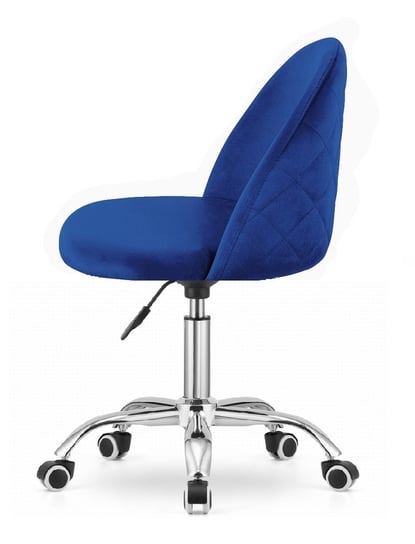 Krzesło obrotowe do biurka GLORIA OFFICE BLUE VELVET Lugano