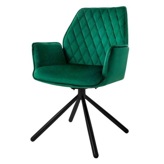 Krzesło obrotowe do jadalni Fotel obrotowy 180 stopni Krzesło do salonu Velvet ML-DESIGN