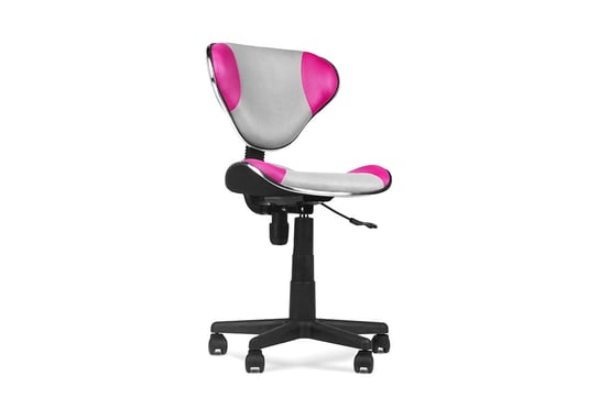 Krzesło obrotowe KONSIMO Lidris, szaro-różowy, 48x49x43 cm Konsimo