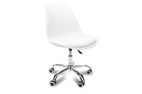 Krzesło obrotowe KONSIMO Motus, białe, 58,5x83,5x49 cm Konsimo