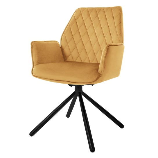 Krzesło obrotowe Krzesło do jadalni Krzesło obrotowe o 180 stopni Krzesło do salonu Velvet ML-DESIGN