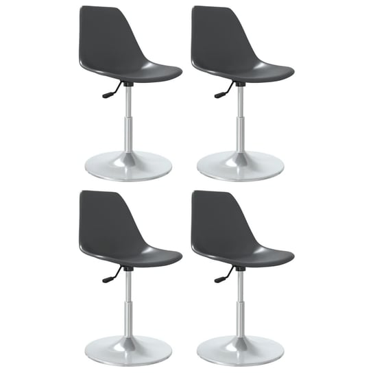 Krzesło obrotowe minimalistyczne, szare, 46x56x74- / AAALOE Inna marka