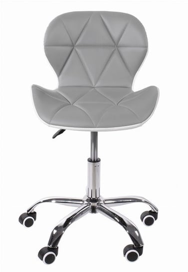 Krzesło obrotowe MUFART DORM, szaro-białe, 84,5x47,5x55,5 cm MUFART