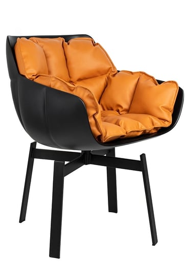 Krzesło obrotowe SHIBA brązowe / czarne TRES