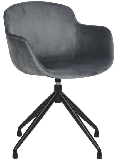 Krzesło obrotowe Teo velvet szary exitodesign