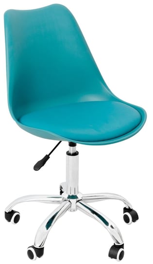 Krzesło obrotowe TUTUMI, niebieskie, 86x58 cm Tutumi
