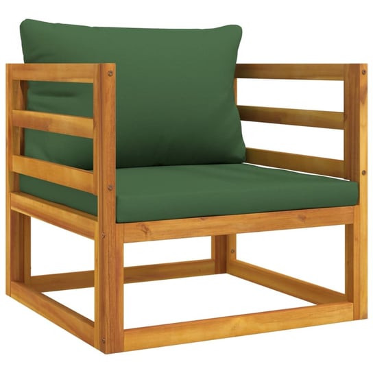 Krzesło ogrodowe akacjowe z poduszkami - 73x70,5x6 Zakito Europe