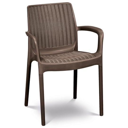 Krzesło ogrodowe Bali Mono, brązowe, 52x60x83 cm Keter