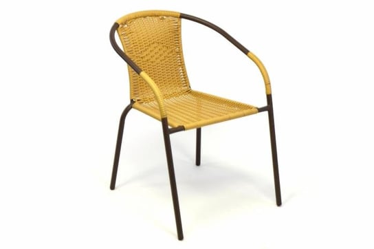 Krzesło ogrodowe, balkonowe, beżowe, 72x52x55 cm Garthen