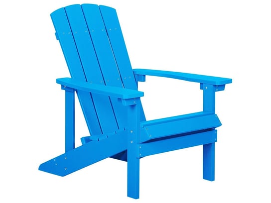 Krzesło ogrodowe BELIANI Adirondack, 88x75x85 cm, niebieski Beliani