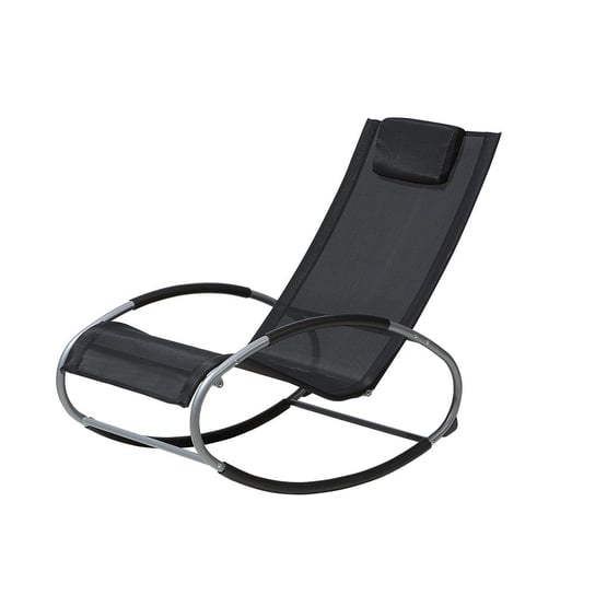 Krzesło ogrodowe BELIANI Campo, czarne, 55x51 cm Beliani