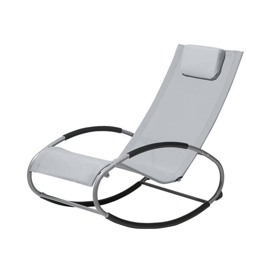 Krzesło ogrodowe BELIANI Campo, szare, 55x51 cm Beliani