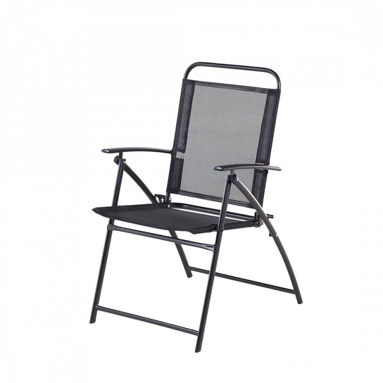 Krzesło ogrodowe BELIANI Livo, czarne, 45x45 cm Beliani