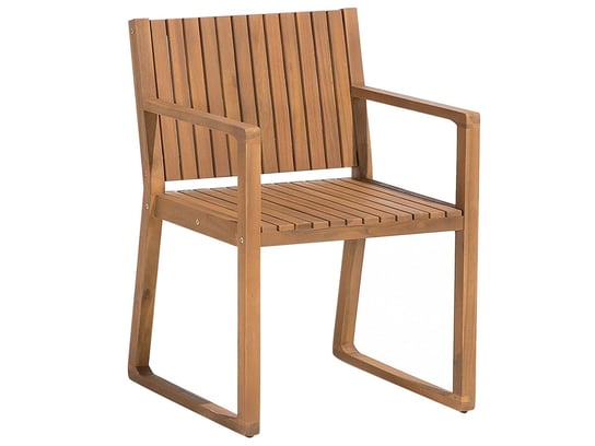 Krzesło ogrodowe BELIANI Sassari, brązowe, 46x46 cm Beliani