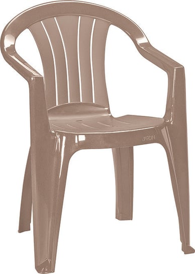 Krzesło ogrodowe CURVER Sicilia, cappuccino, 56x58x79 cm Curver