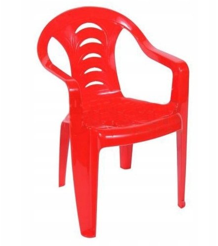 Krzesło Ogrodowe Dla Dzieci Czerwone Tola OŁER