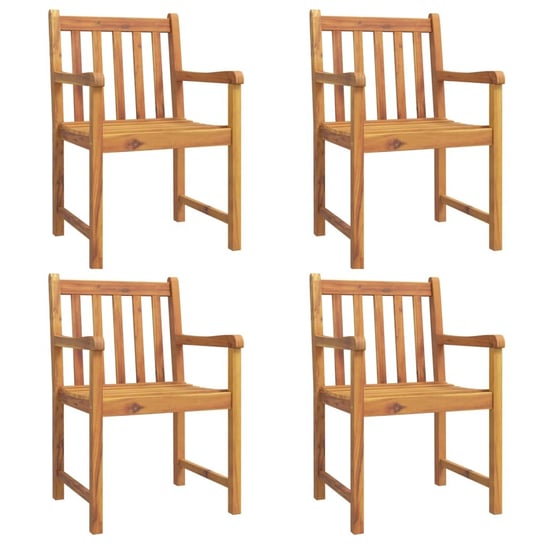 Krzesło ogrodowe drewniane akacjowe - 4 szt. (56x5 / AAALOE Inna marka