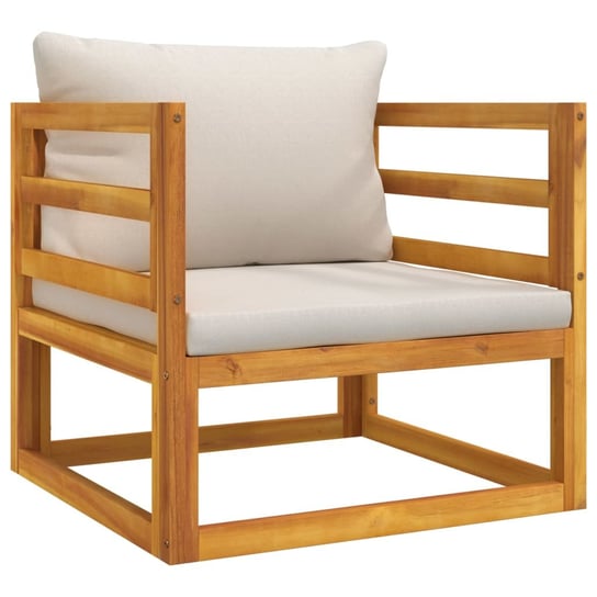 Krzesło ogrodowe drewniane akacjowe, 73x70,5x65 cm / AAALOE Inna marka