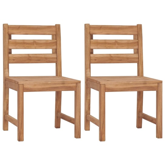 Krzesło ogrodowe drewniane tekowe, 50x59x90 cm, ko / AAALOE Inna marka