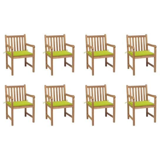 Krzesło ogrodowe drewniane tekowe, 58x60x90 cm, ja / AAALOE Inna marka
