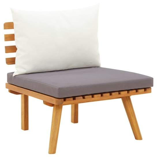 Krzesło ogrodowe drewniane z poduszkami, 60x65x65  / AAALOE Inna marka