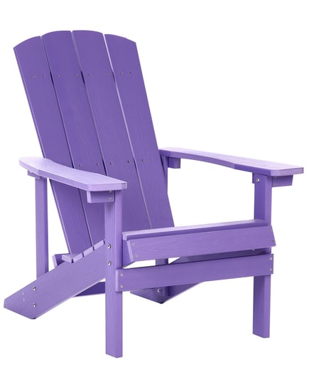 Krzesło ogrodowe fioletowe ADIRONDACK Beliani