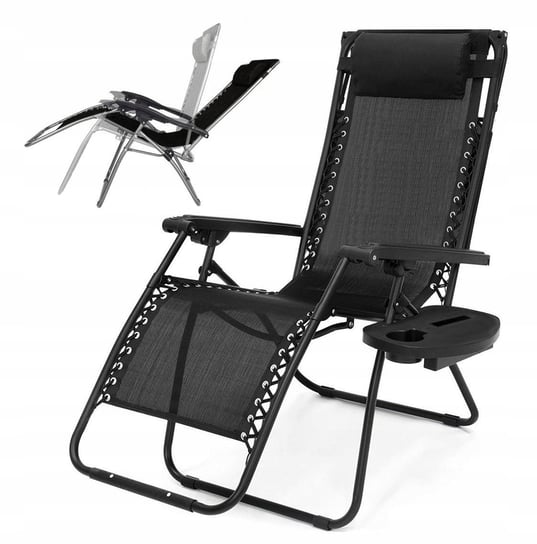 Krzesło Ogrodowe Gravi Black Xl Bluegarden