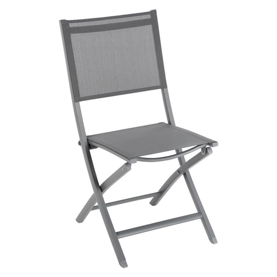 Krzesło ogrodowe HESPERIDE, ciemnoszare, 88x56 cm Hesperide