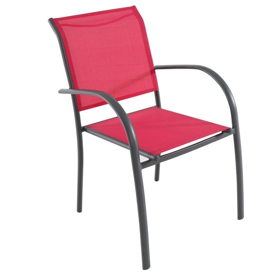 Krzesło ogrodowe HESPERIDE, różowe, 88x56 cm Hesperide
