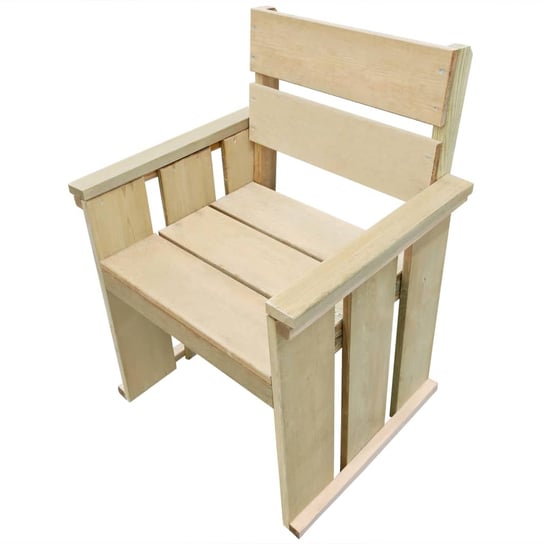 Krzesło ogrodowe, impregnowane drewno sosnowe vidaXL