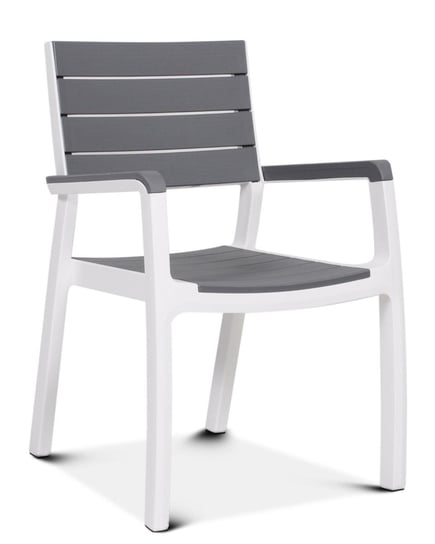 Krzesło ogrodowe KETER Torino, jasnoszaro-białe, 59x60x86 cm Keter