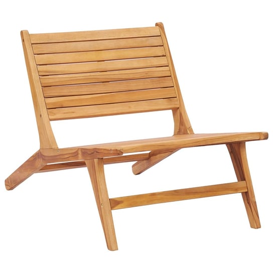 Krzesło ogrodowe, lite drewno tekowe vidaXL