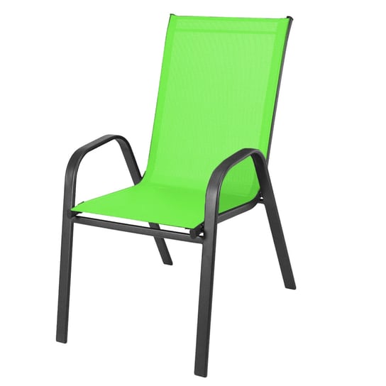 krzesło ogrodowe metalowe limonkowe Zolta