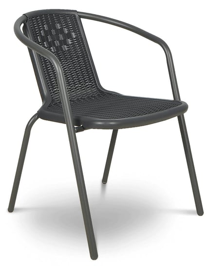 Krzesło ogrodowe Simple, grafitowy, 55x57x72 cm Focus Garden