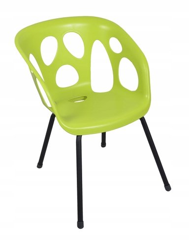 Krzesło ogrodowe tarasowe zielone Ghost OŁER