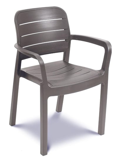 Krzesło ogrodowe Tisara, cappuccino, 53x58x83 cm Allibert