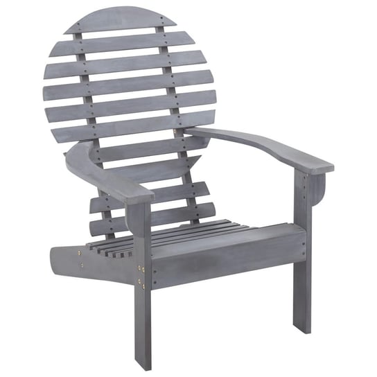 Krzesło ogrodowe VIDAXL Adirondack, szare, 69x96x89 cm vidaXL