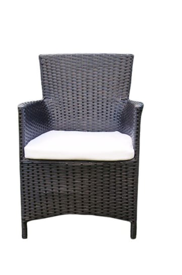 Krzesło ogrodowe z czarnego technorattanu CAPITALE Bello Giardino
