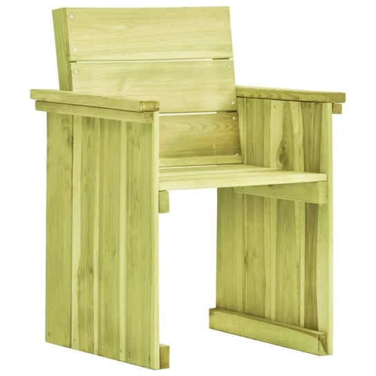 Krzesło ogrodowe z impregnowanego drewna sosnowego vidaXL