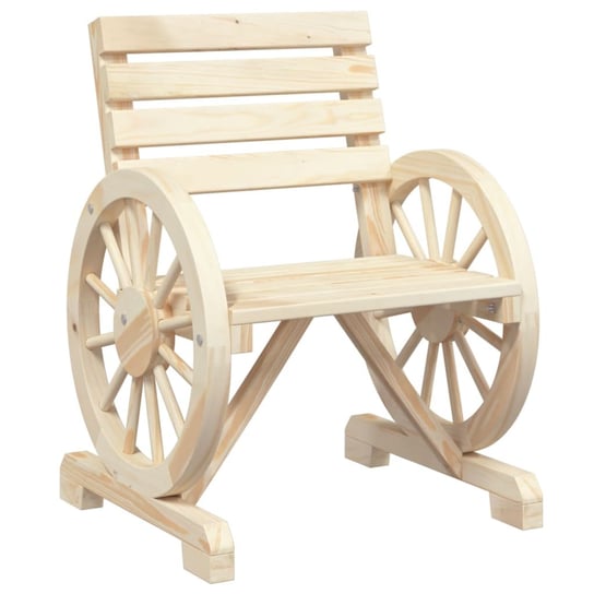 Krzesło ogrodowe z litego drewna jodłowego 58x58x7 Zakito
