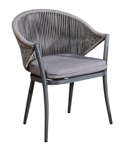 Krzesło ogrodowe z plecionej liny BREVE Bello Giardino