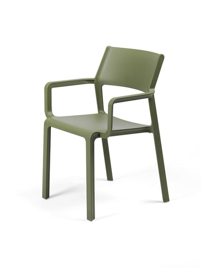 Krzesło ogrodowe z podłokietnikami Trill 59x83 cm zielone Nardi