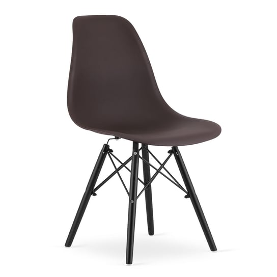 Krzesło OSAKA - kawa / nogi czarne Leobert