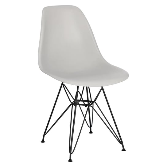 Krzesło P016 PP Black light grey D2.DESIGN