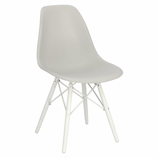 Krzesło P016W PP light grey/white D2.DESIGN