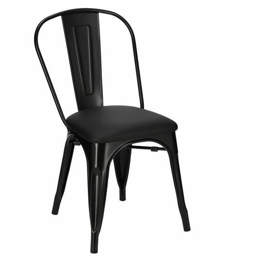 Krzesło Paris Soft czarne PU czarne D2.DESIGN