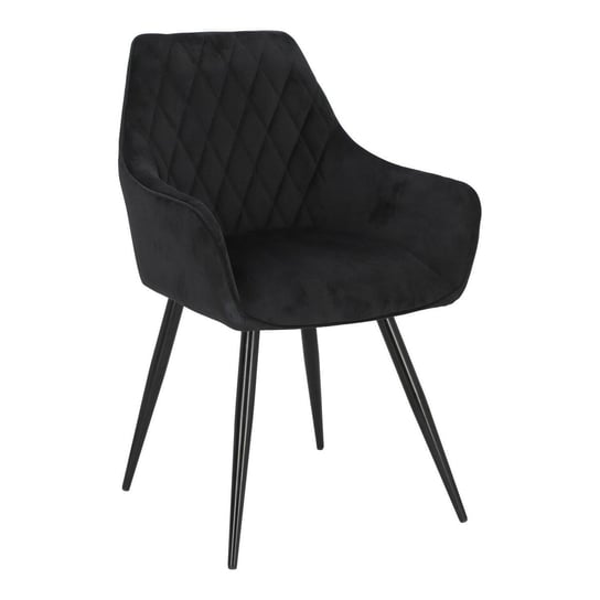 Krzesło Pico VIC czarne tapicerowane Intesi