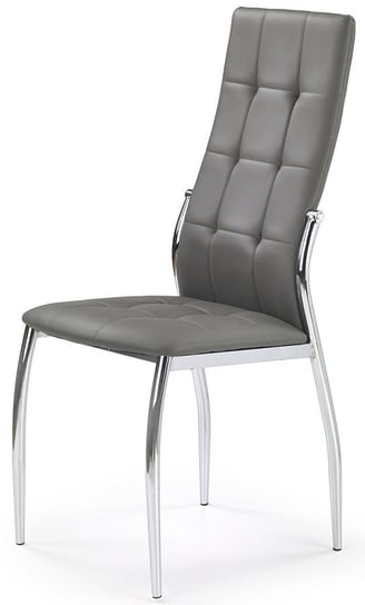 Krzesło pikowane PROFEOS Azrel, popielate, 42x42x100 cm Profeos