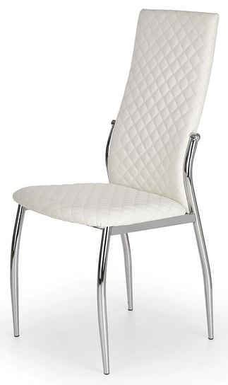 Krzesło pikowane PROFEOS Edson, białe, 42x42x100 cm Profeos
