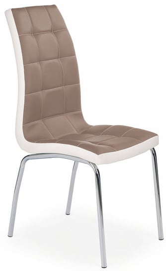 Krzesło pikowane PROFEOS Spelter, cappuccino, 63x42x100 cm Profeos